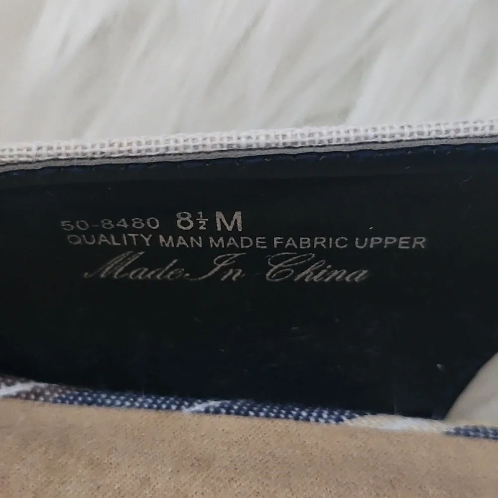 Bella Vita Navy Striped Espadrille Sandals NIB